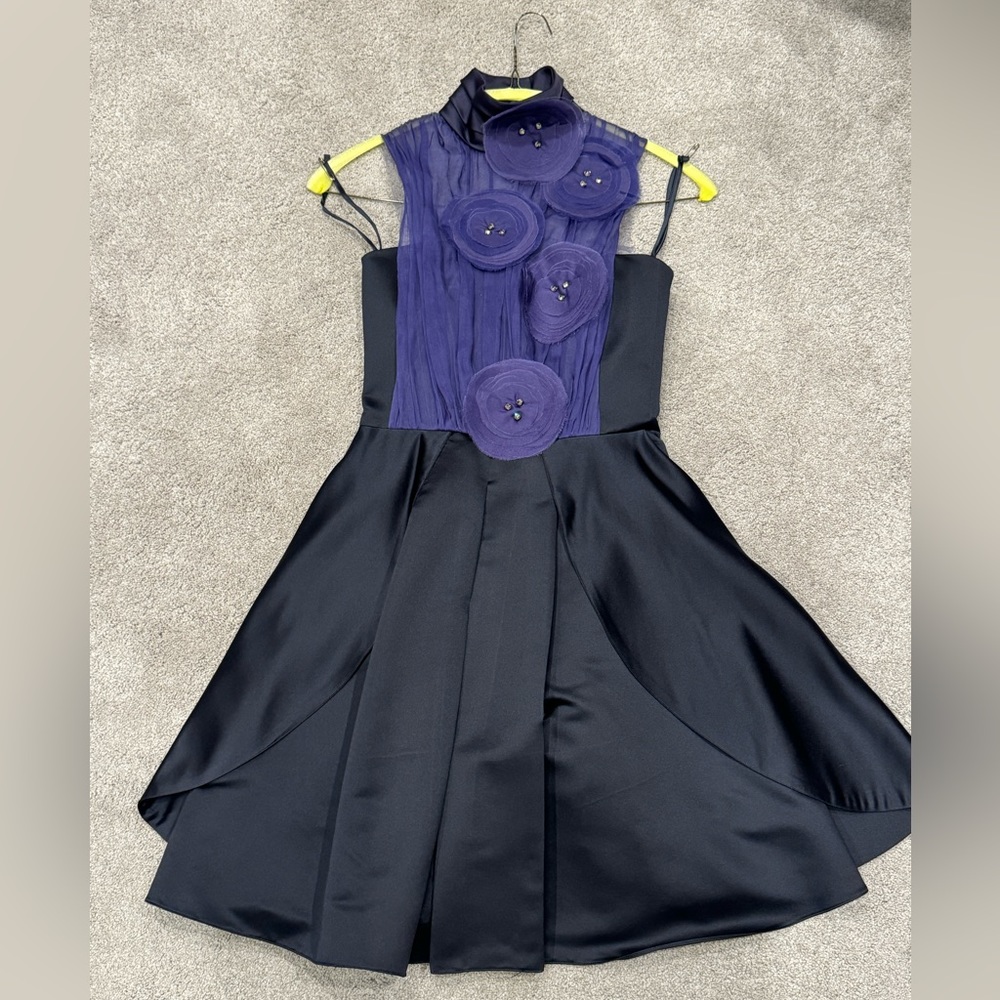 Emporio Armani Cocktail Dress High Neck with pockets, size IT 40 or US 4